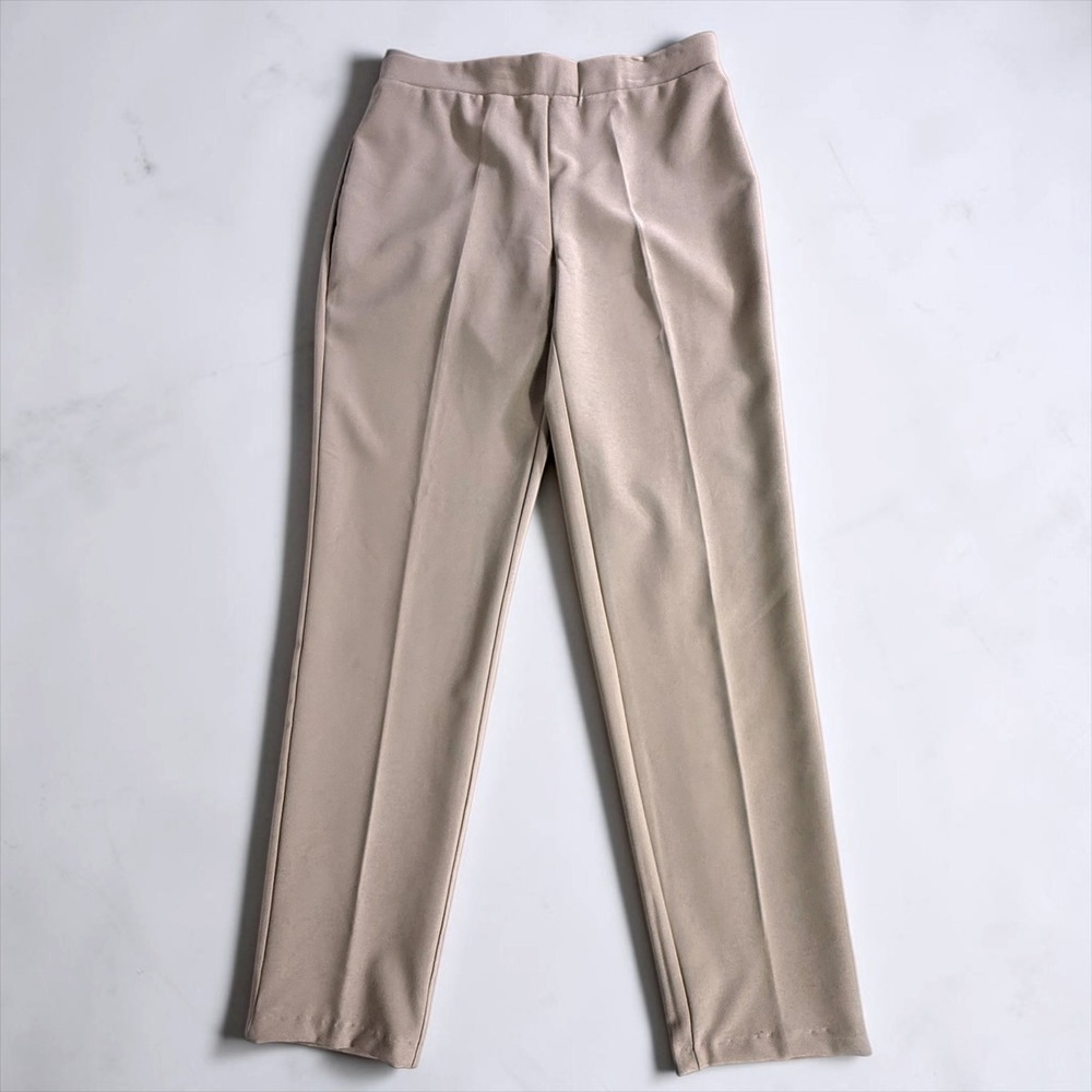 One by Chapter One Tan Straight Leg Pull On Dress Pants CHU2476D XS